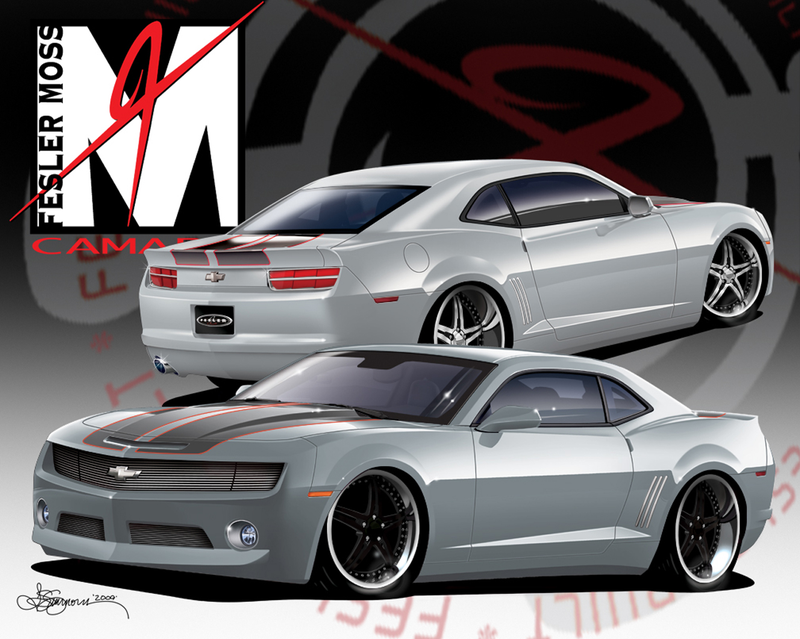 Illustration for article titled Fesler-Moss Builds A Corvette ZR1-Powered Camaro SS